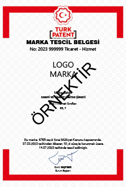 Marka Tescil Belgesi